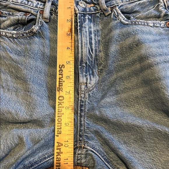 American Eagle Outfitters Light Blue Wide Leg Jeans - Picture 4 of 7